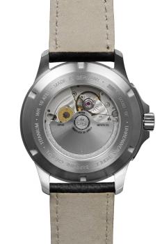 Preview: Bauhaus Aviation Herrenuhr Automatik mit Gangreserveanzeige und Lederarmband